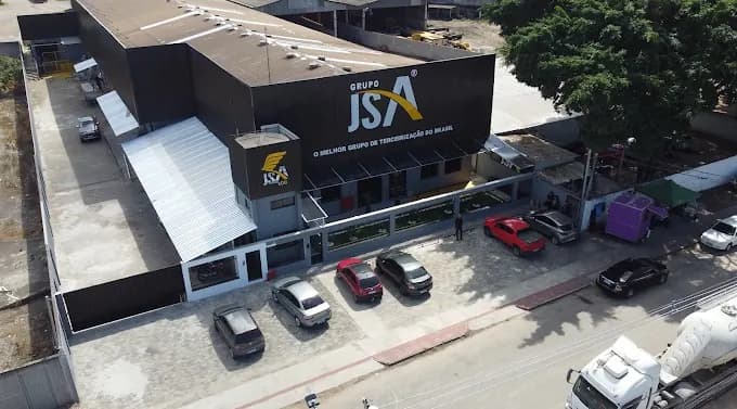 Vista aérea da sede do Grupo JSA